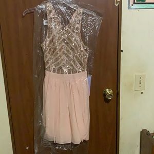 Lulu’s dress, medium, pink champagne